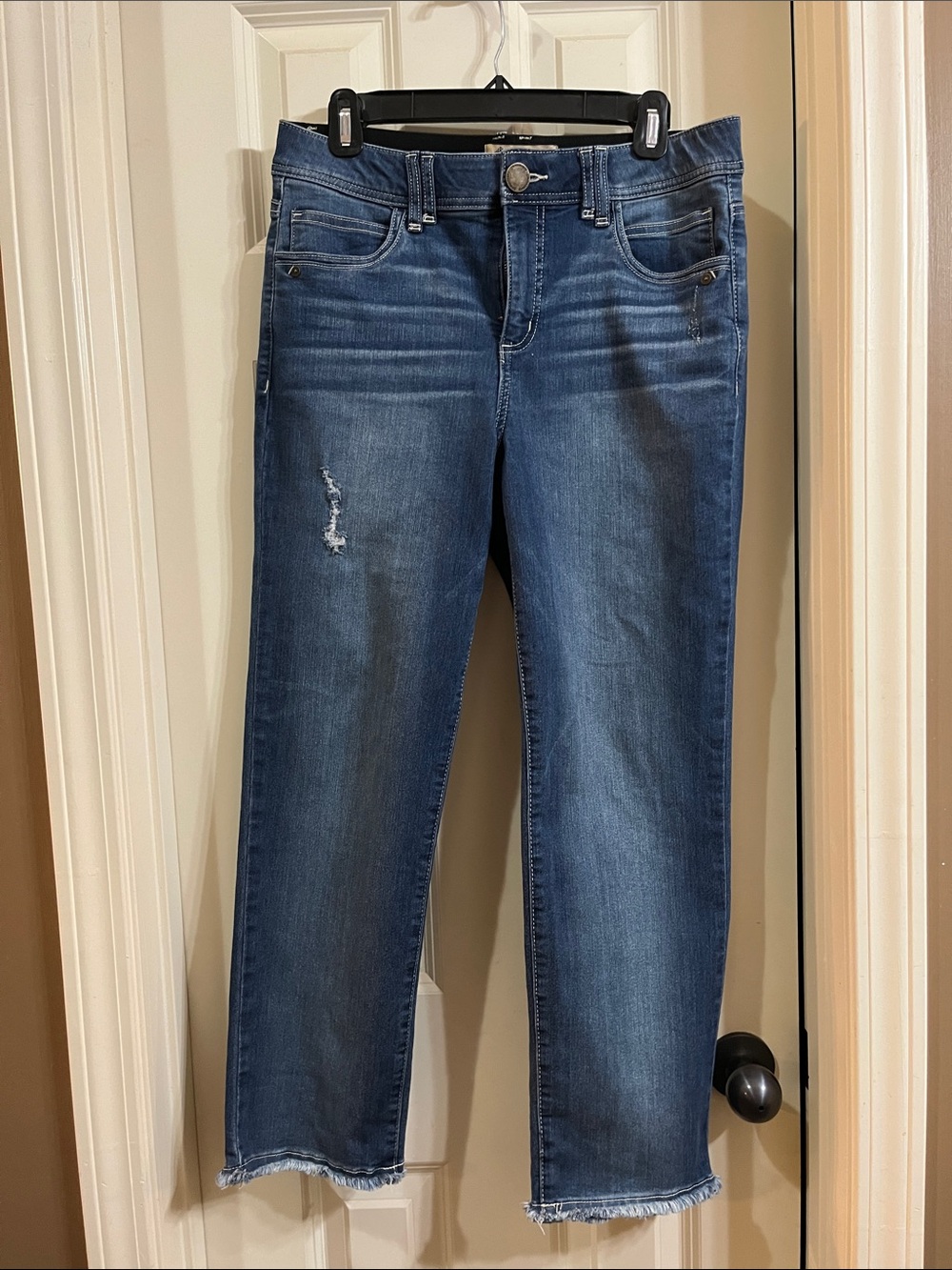 Democracy Blue Denim Jeans with Gold Label